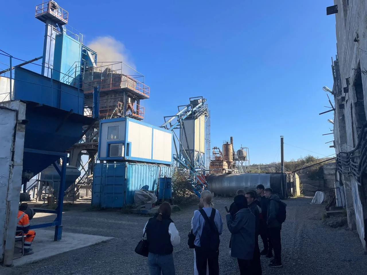 Экскурсия на асфальтобетонный завод "ГЭЛУД"
