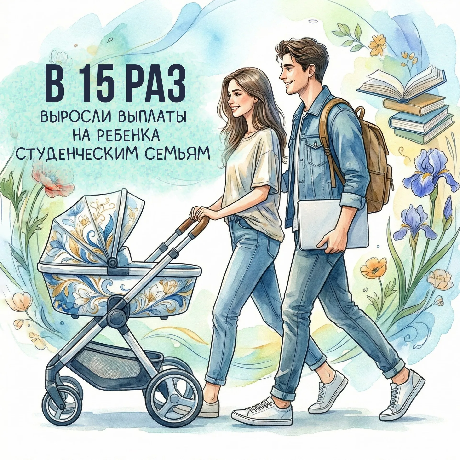 Почти в 15 раз выросли ежемесячные выплаты студенческим семьям на Колыме – с 4 535 до 67 735 рублей.